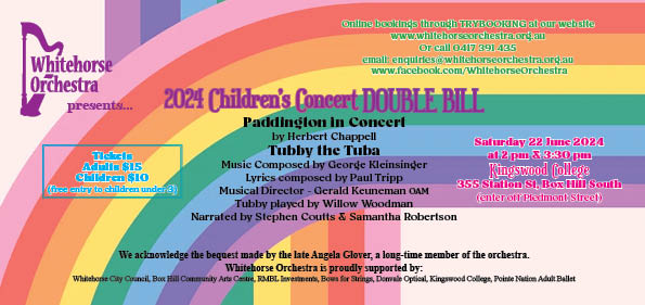 2024 Children's Concert Double Bill - 2pm